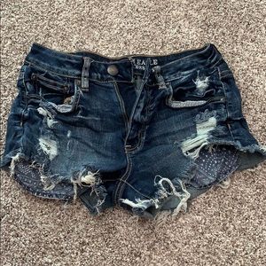American Eagle shorty shorts